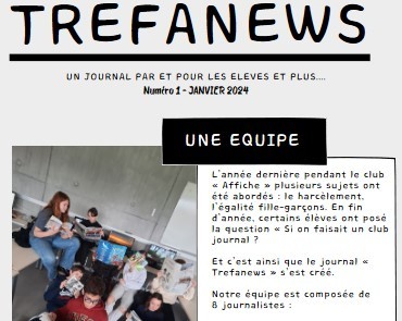 Le collège a son journal !