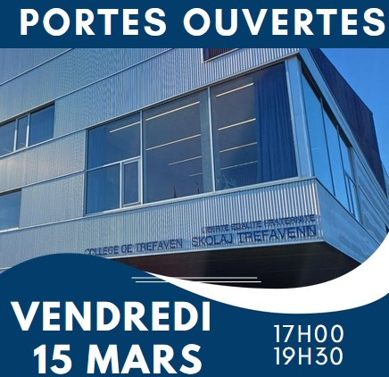 Portes ouvertes le 15/03