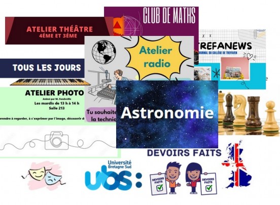 Des ateliers pour toutes et tous !