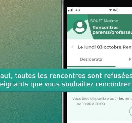 Remise bulletins: prise de rendez-vous
