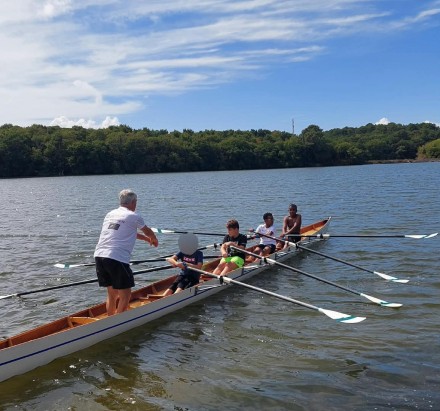 Aviron au programme de l'école ouverte