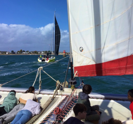 Découverte de la rade en catamaran