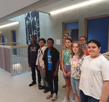 Une nouvelle oeuvre au collège