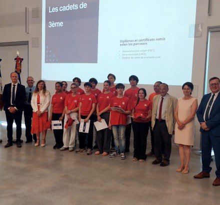 Cadets : cérémonie de clôture
