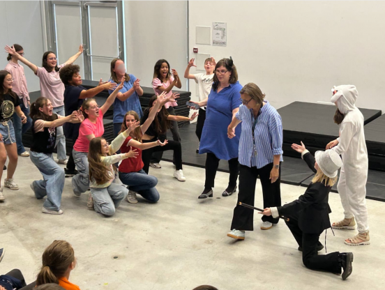 Spectacle du théâtre d'improvisation