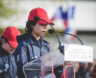 Les cadets à la cérémonie du 11 novembre