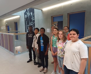 Une nouvelle oeuvre au collège