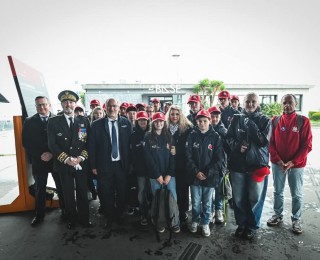 Les cadets à la cérémonie du 10 mai