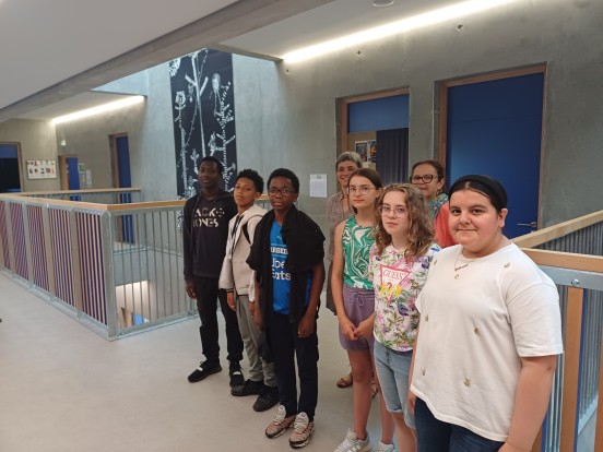 Une nouvelle oeuvre au collège