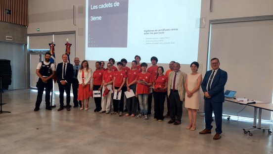 Cadets : cérémonie de clôture